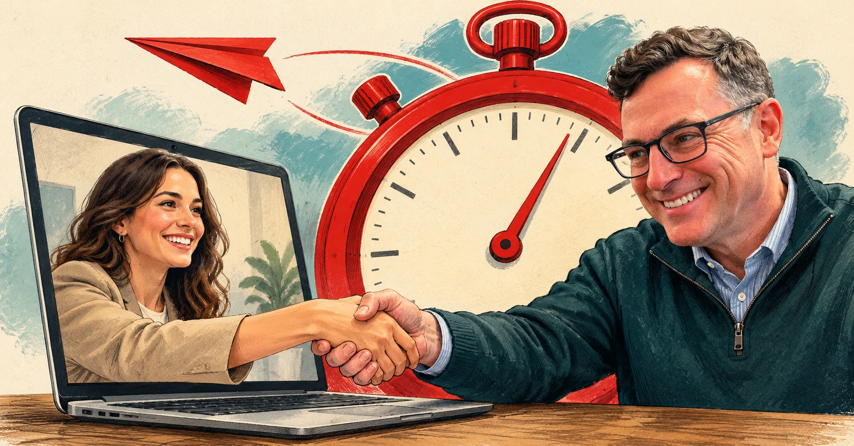 The sooner you can make a personal connection with an applicant, the better